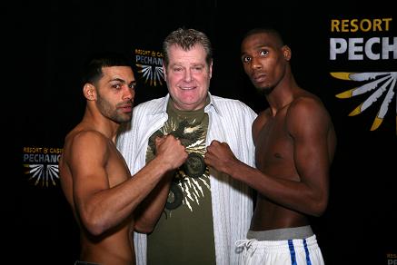 PW CQ Goosen at the weigh-in