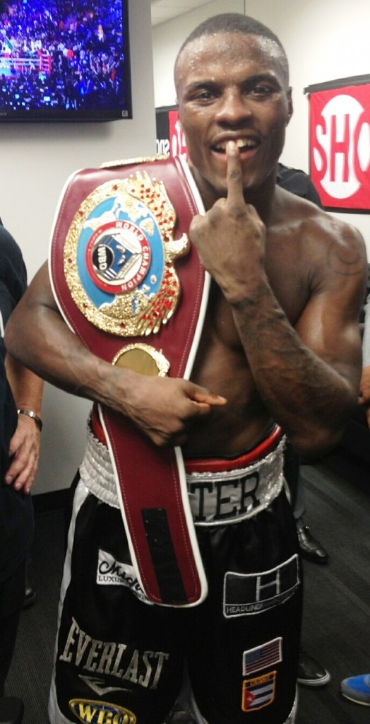 WBO Middleweight Champion Peter "Kid Chocolate" Quillin