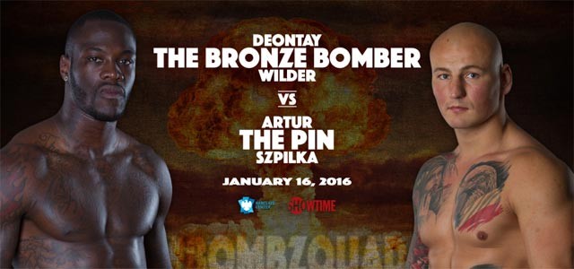 Deontay Wilder vs. Artur Szpilka - January 16 at Barclays Center