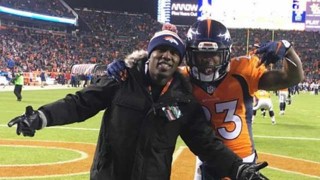 Andre Berto with Broncos Running Back