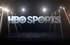 HBO Sports logo with spotlights