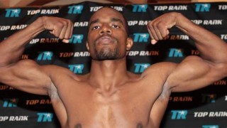 Jesse Hart pose at weigh-in