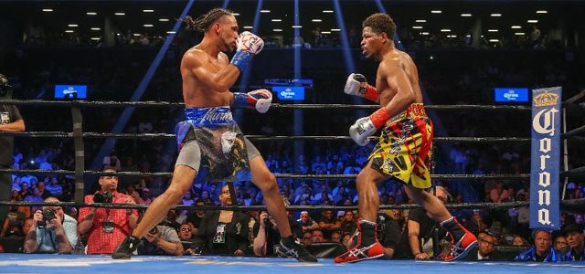 Thurman vs Porter in ring