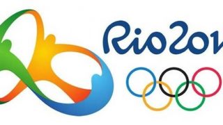 Olympic Rings and Rio 2016 logo