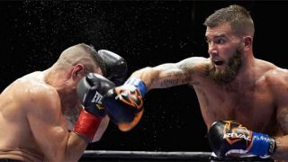 Caleb Plant in action