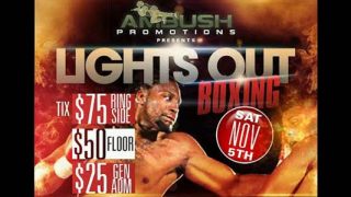 Lights Out Boxing in Morristown NOv 5