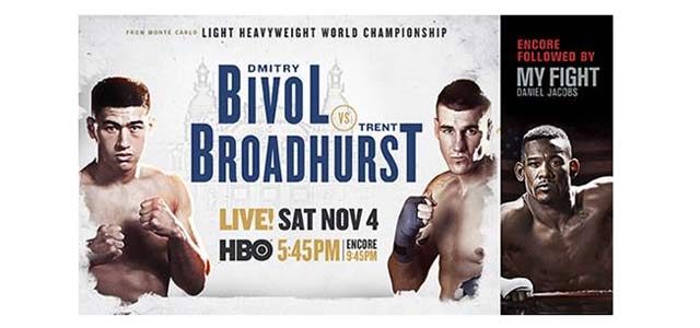 Bivol vs Broadhurst on HBO
