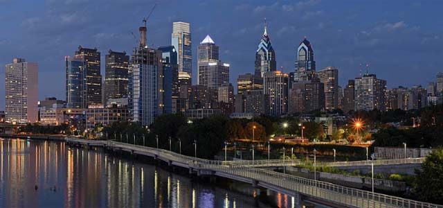 Philadelphia Skyline at night