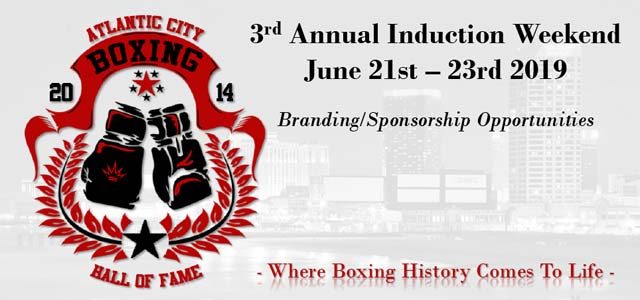 Atlantic City Boxing Hall of Fame Sponsorship Opportunities