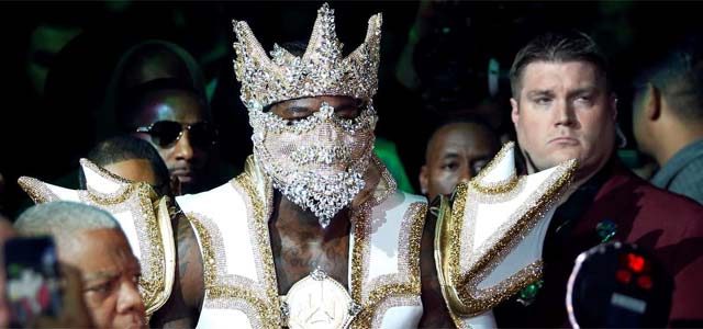 Deontay Wilder in controversial pre-fight Outfit